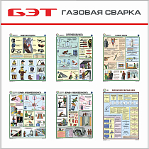 Стенд Газовая сварка для ОАО БЭТ 6 плакатов (Соуэло), Логотип (1200х1200; Пластик ПВХ 4 мм, алюминиевый профиль;)